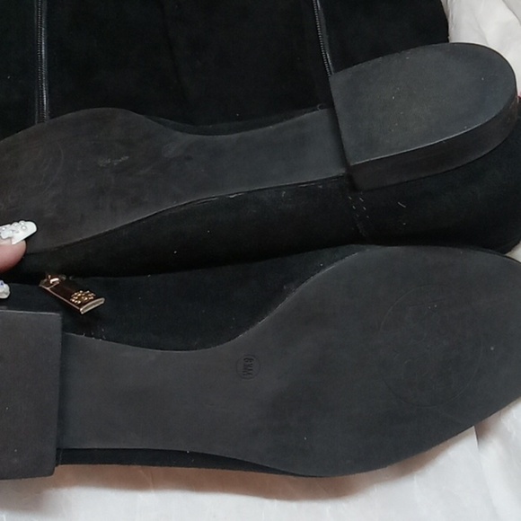 Tory burch selma black suede boots size 8.5 - Picture 11 of 14